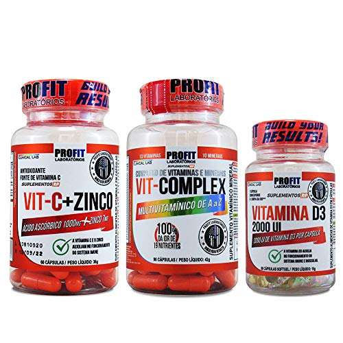 Vit C 1000mg + Zinco + Vit D3 2000ui + Multivitamínico A-Z