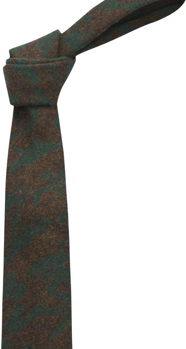King & Priory Luxury Persian Dark Teal Abstract Pattern Necktie