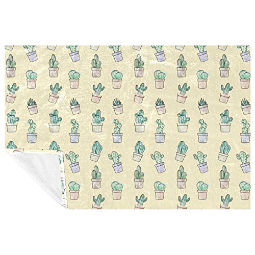Couverture cactus plaid chaud lit canapé pique-nique camping plage
