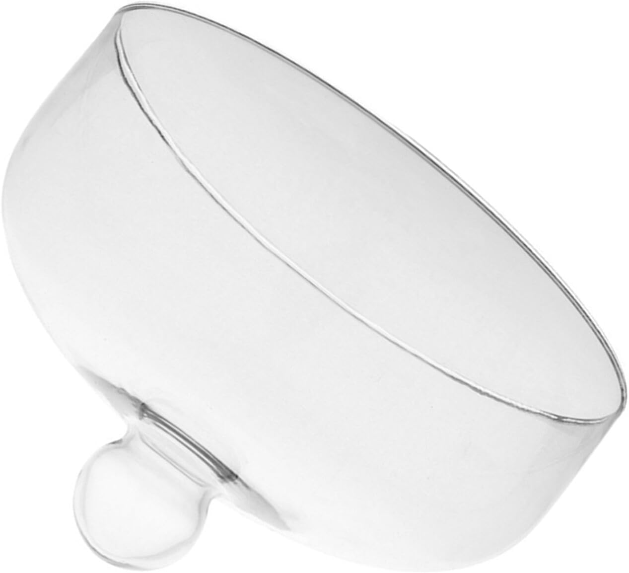 Glass Cake Cover Food Protective Dome 30cm Diameter X 19cm Height Lead-free Food-grade Glass Dustproof Display for Home Party Serving