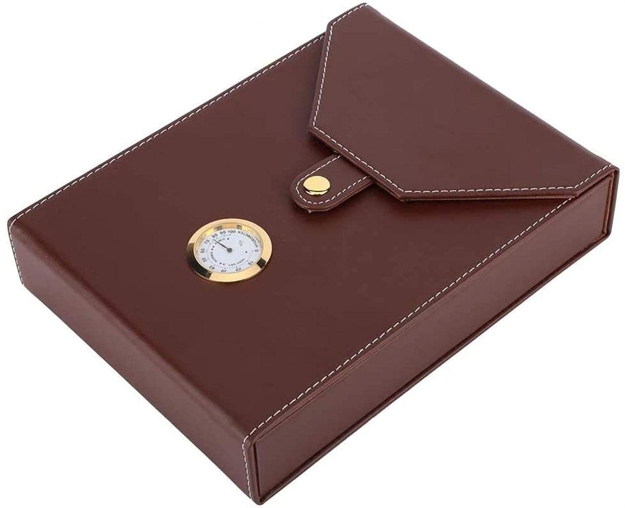 Cigar Box Cedar Wood Airtight Design Mini Portable Leather Humidor Gift Set for Men (Color : 3#) (2#) image 4