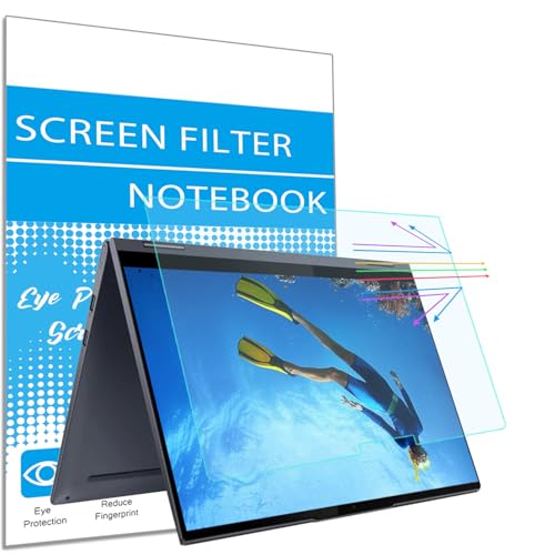 i-Tensodo 14 inch Anti Blue Light Anti Glare Screen Protector for Lenovo Ideapad Flex 5 & 5i 14 2-in-1, IdeaPad 5 & 5x 14 2-in-1 Laptop, Blue Light Blocking Screen Filter