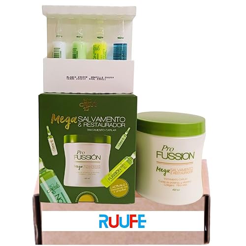 Reparación capilar y ampollas biocress (5 Pack) biocress 10 ampolletas Mega salvamento y restaurador profussión caja megasalvamento y restaurador