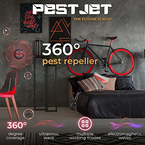 Revolutionary 2023 Powerful Mouse Mice Rat Bat Squirrel Insect Repellent - Outdoor/Indoor - Electronic Ultrasonic Pest Repeller Plug In - Deterrent Rodent Control - Electromagnetic Waves Repellent #TOP4