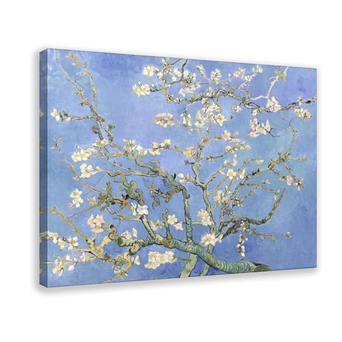 Toile amandier Van Gogh 30x45 cm pour decoration murale de salon