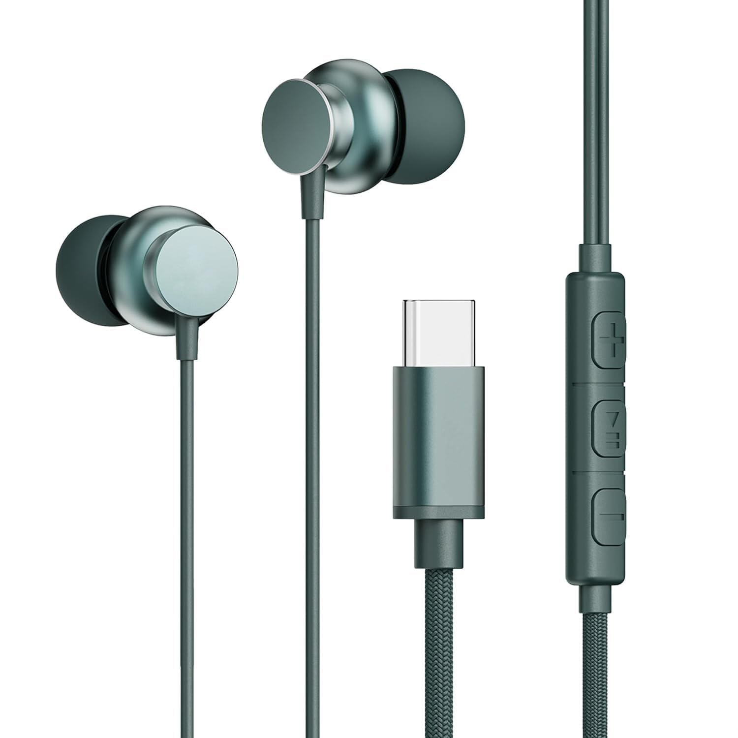 Type C Earphones for Xiaomi 17, 17 Ultra, 17T, 17T Pro Earbuds Headphones, Comfortable in-Ear Design, Clear Calls & Music for Android Phones(C-Type,SHD.01)-image-8