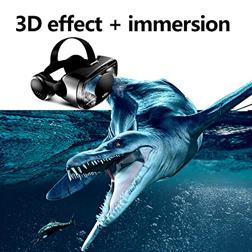 Casque de réalité virtuelle 3D VR pour iPhone et Android compatible jeux et vidéos panoramiques - 5