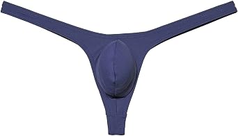 Men's Second-skin Feel Bikini Thong Underwear Male Classical Bulge Pouch Tangas Hombre Absorbent Lingerie T-back