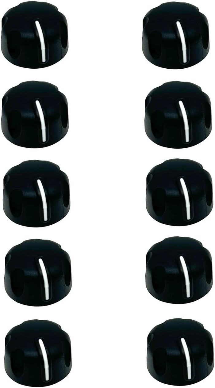 10 Pack APX6000 Volume Control Knob Cap Button Cover Replacement for APX 7000 APX 8000 Two Way Radio 3675581B01