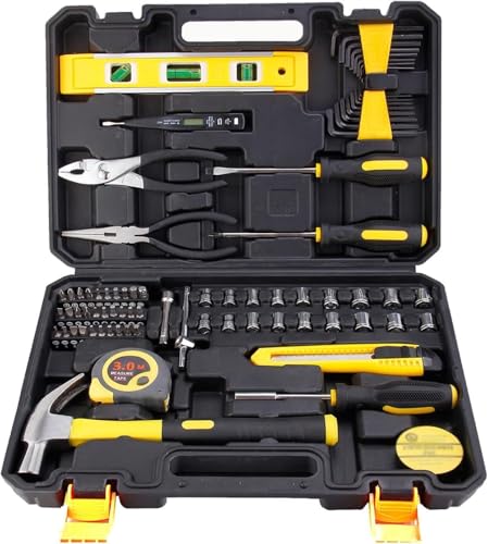 Set de herramientas combinado 78 piezas básico para hogar miniatura 1