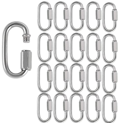 Maillons rapides M5 en acier de 1,9 cm parfaits pour vos sorties et sacs de randonnée