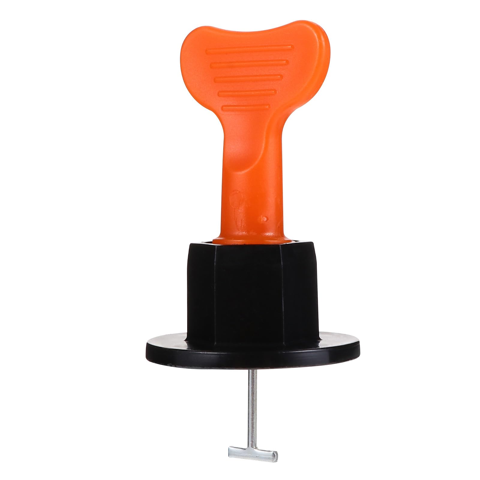 Kit de Nivellement Carrelage Plastique Noir 100 Pièces Fixation Facile Fatigue pour Sols et Murs de Construction