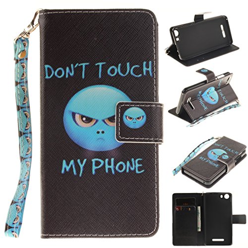 Chreey Coque Wiko Lenny 2 (5 pouces),PU Cuir Portefeuille Etui Housse Case Cover ,carte de crédit Fentes pour ,idéal pour protéger votre téléphone