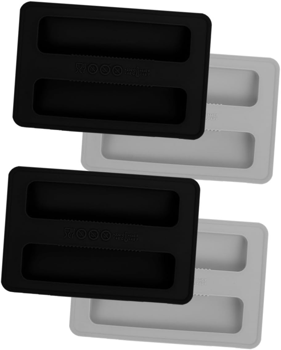 Zerodeko 4pcs Silicone Toaster Lid and Toaster Slot Cover Set, Dustproof Protective Covers for Bread Machine and Sandwich Maker, Heat-resistant Kitchen Appliance Accessories