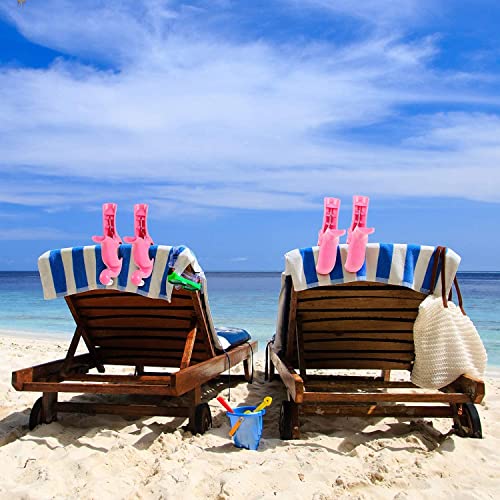 Scnwq 6Pcs Beach Towel Clips Outdoor Fashion Style Towel Holders For Beach Chairs Or Pool Fence During Your Cruise-Beach Vacation Essentials To Keep Your Cloth Or Towel From Blowing. #TOP3
