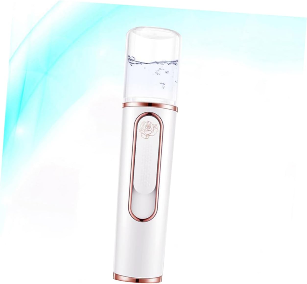 VICASKY Mini Portable Facial Steamer Nano Mist Hydrating Skin Care Sprayer Handheld Abs Material Moisturizer for Deep Pore Cleansing and Daily Hydration White Compact Design for Go Use