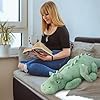 Pterosaur Stuffed Animal with Wings - Cute Soft Dinosaurs Plush Toys Little Flying Dragon Plushies Pillow Doll Christmas Birthday Gifts for Kids Boys Girls (Green,35.43inch/90cm) #2