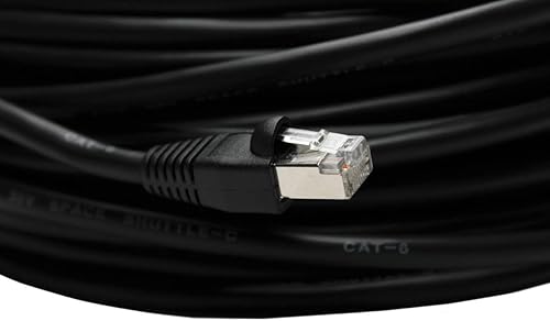Miniatura 4 de Lorex Cable Ethernet CAT6 para exteriores, para uso con cámaras de seguridad con cable 4K, resistente a la intemperie y entierro directo