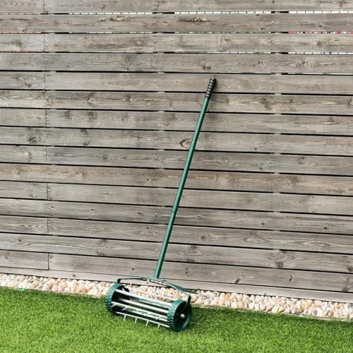 Parkland® Lawn Aerator - 45 X 122 Cm Manual Grass Spike Roller with Splash Proof Fender, 3-Piece Handle, Sharp Steel Spikes To Perforate Any Soil, Lawn Aerator Tool For Outdoor & Garden 5 Parkland® Lawn Aerator - 45 X 122 Cm Manual Grass Spike Roller with Splash Proof Fender, 3-Piece Handle, Sharp Steel Spikes To Perforate Any Soil, Lawn Aerator Tool For Outdoor & Garden - Image 5
