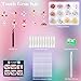 Novani 690 Pieces Tooth Gems Jewelry Kit for Teeth, Tooth Diamonds DIY Crystal Rhinestones Mixed Sizes Colors and Shapes Gemstones for Teeth (Without Glue)