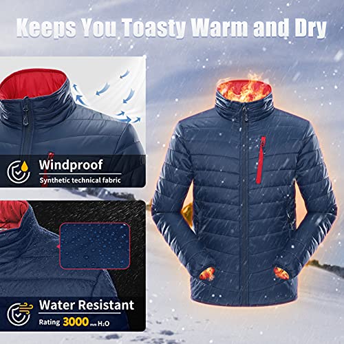 33,000Ft 3JL003A Men'S Lightweight Packable Insulated Puffer Winter Jacket thumb #2