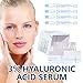 3% Hyaluronic Acid Serum Ultra-Hydrating Vials, Hyaluronic Acid Tubes, Wake Nature Perfection Hyaluronic Acid, 3% Hyaluronic Acid Serum for Face, Ultra Hydrating Serum (1 Box of 30)