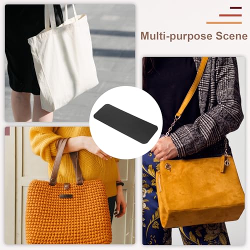 uxcell 2Pcs Felt Base Shaper, 13.8x5 Inch Rectangle Bag Bottom Shaper Pad Bag Cushion Base Purse Liner Board Insert Arc Corner for Handbags Tote Crossbody Bag Backpack, Black by uxcell - Image 7