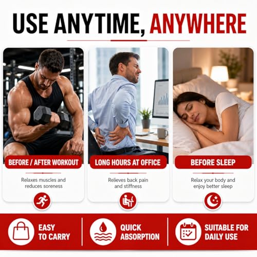 Image of Japanese Instant Pain Relief Soothing Massage Gel | Reduces Pain For Back, Neck, Shoulders & Knees | Fast Absorbing & Cooling Boosts | Enriched with Mugwort Oil, Camphor & Lactic Acid Rice Water (Pack 2 - 200g)