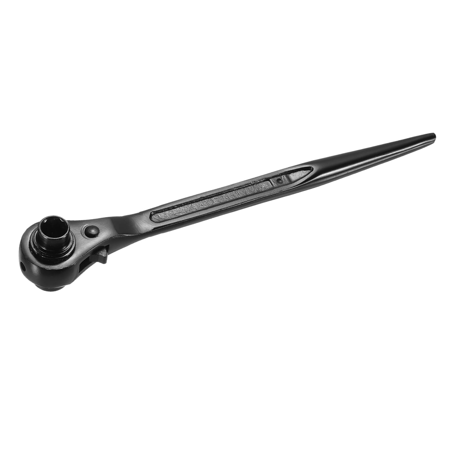 Clé à douille et cliquet double 10x12 mm 12 points en acier noir pour travaux de serrage robustes
