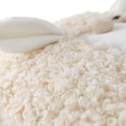 Miniatura 5 de OiseauVoler Fundas de almohada decorativas de ovejas peludas, cuadradas, decorativas, de animales, para sofá, casa de campo, dormitorio, decoración