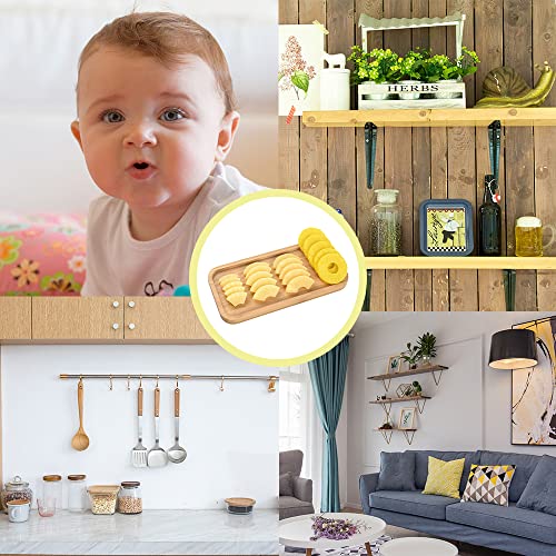 Luckforest Artificial Pineapple Slices, 20Pcs 4 Sizes Realistic Pineapple Slices Fake Fruit Slices For Model Display Home Kitchen Party Photography Props #TOP4