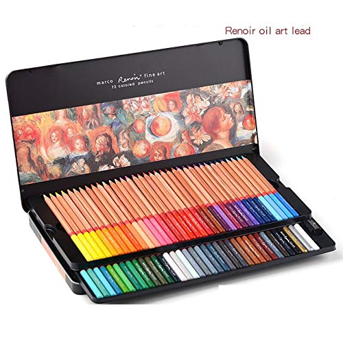 Amazon | マルコルノワール 24/36/48/72/100 色の鉛筆セット lapices