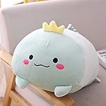 Jensquaify Dinosaur Plush Hugging Pillow, Dinosaur Stuffed Animals Toys Soft Body Pillow, 23.6