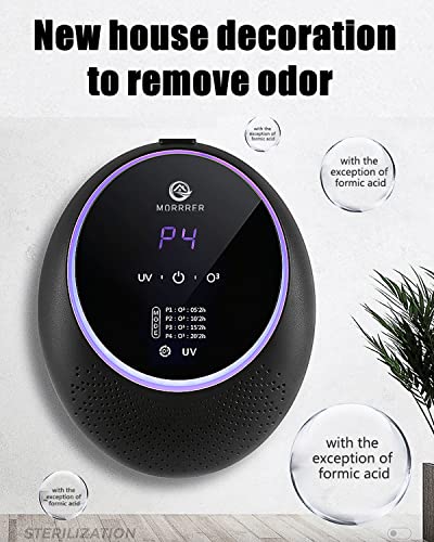 Morrrer Ozone Machine Odor Removal For Home & Pets, Portable Ozone Generator With 10,000Mah Battery, Odor Eliminator For Home, Smoke , Room Deodorizer For Pets, Closet, Toilet #TOP4
