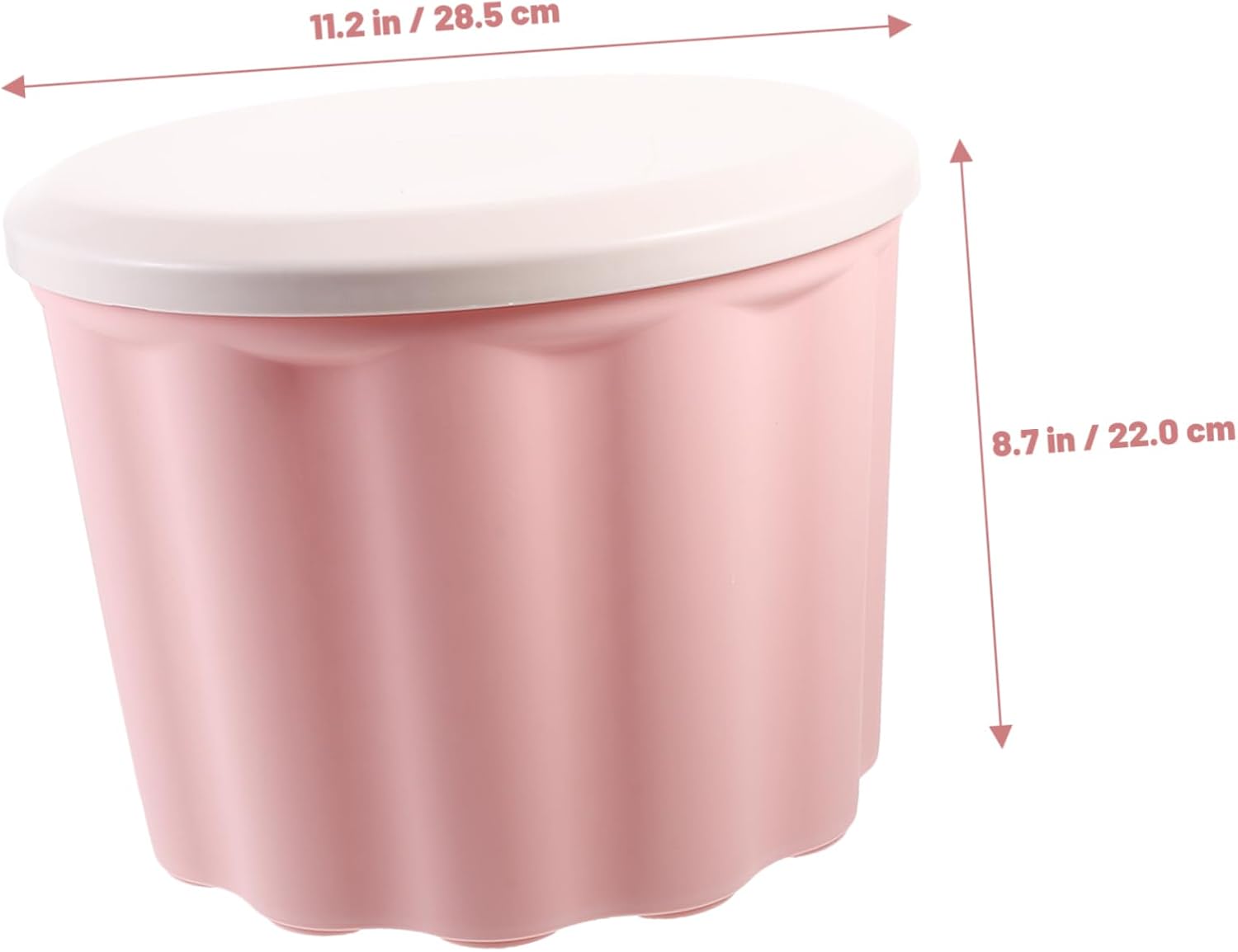 IMIKEYA Stackable Toys Storage Holder Plastic Storage Bins Lids Boys and Girls Closet Household Plastic Case