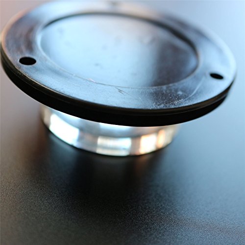 Dosenlibelle - Geflanschte MediumGroße kreisrunde Wasserwaage mit Luftblase - Werkzeug für Hobby, Uhr, Plattenspieler, Kamera und Wohnmobil