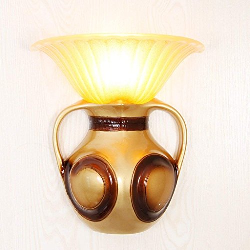 Crea un rincón acogedor con la lámpara de pared retro de resina