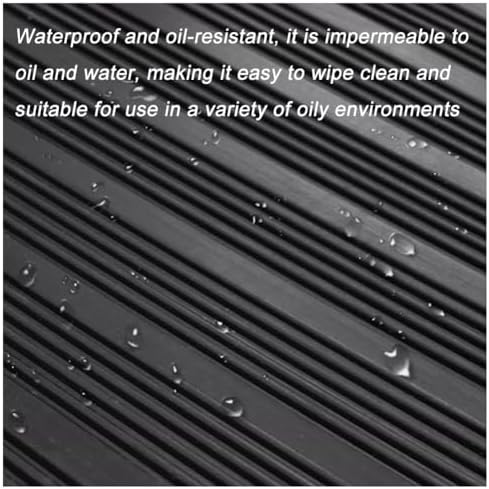 High Voltage Insulating Rubber Floor Mats - Cuttable Non-Slip Safety Matting for Electric Shock Protection, Heavy Duty Green 3mm, 1x5m/3.3x16.4ft for Switchboards