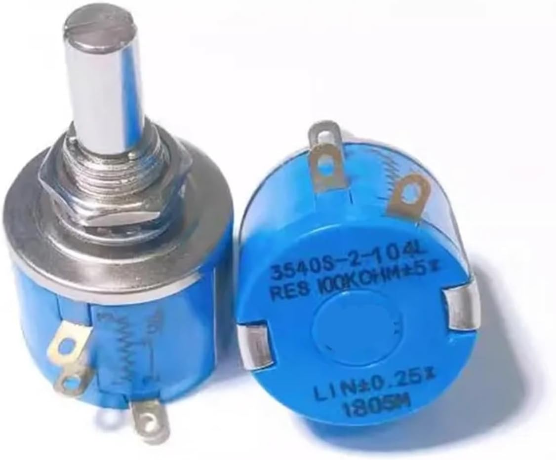 1PCS 3540S 精密マルチターン巻線ポテンショメーター 500&Omega; 1K 2K 2K2 4K7 10K 22K 47K 100K