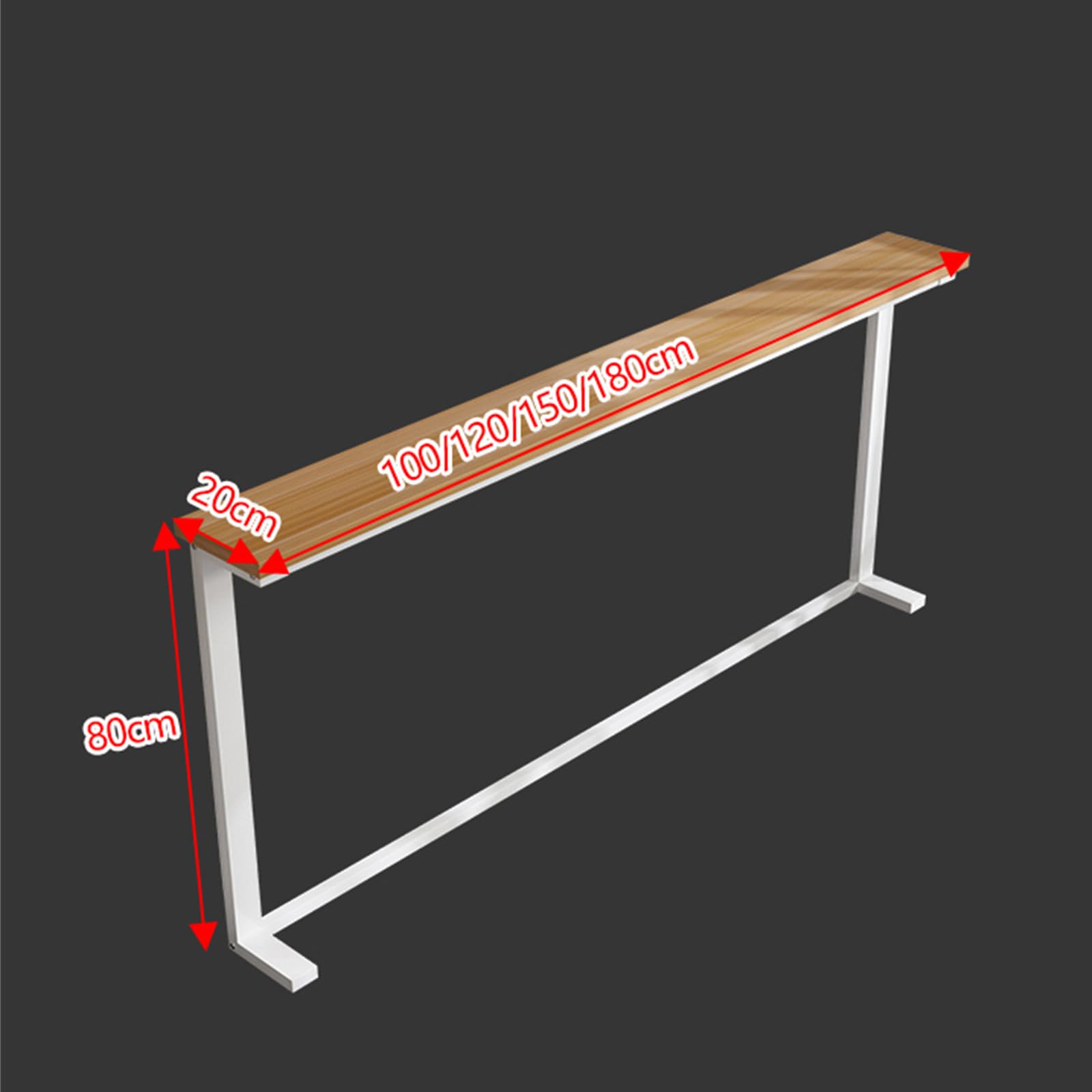 CHOEZON Tavolo consolle stretto da 200 cm con presa di corrente, divano sottile da 18 cm, lungo dietro divano con stazione di ricarica, per ingresso, nero DTXG20KBB