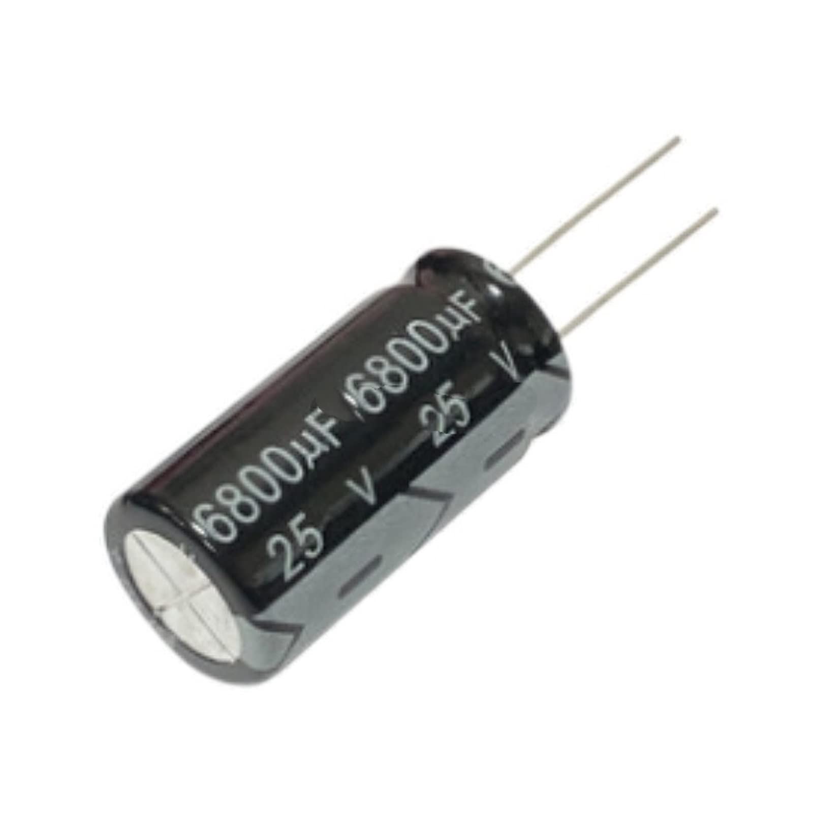 Condensateur 25V 6800uF en aluminium pour réparer un amplificateur audio ou une console de salon