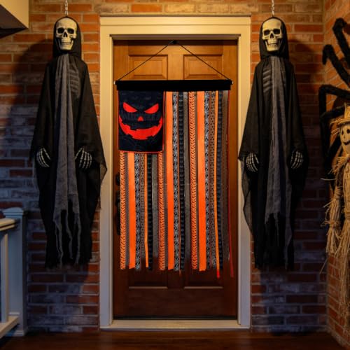 Halloween Rag Flag Banner 4 x 2.4 ft Hanging Decorations Indoor Outdoor - image 8