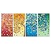 GEVES Unframed Large HD 4 Pieces Colorful Trees Abstract Oil Paintings Wall Art Picture Modern Home Decor Living Room or Bedroom Canvas Print Painting