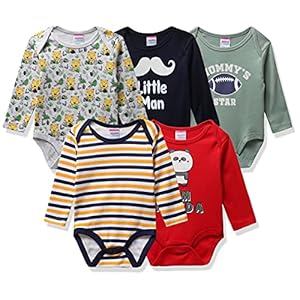Mom’s Love HF FS Lion AOP& Striper P05 Boys INF Bodysuit Regular Baby and Toddler Sleepers