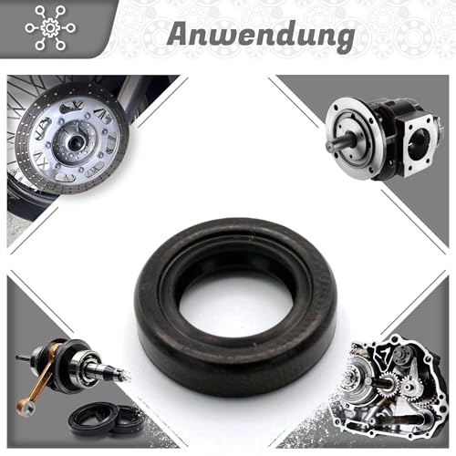 Parts and Parts Radialwellendichtring 10x16x4mm, AS/TC/BASL/WAS, DIN 3760 Simmerring, NBR 70, hitze & chemikalienbeständig, ideal für Motoren, Pumpen, Getriebe & industrielle Anwendungen