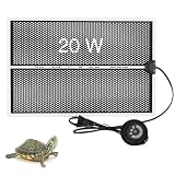Reptil Heizmatten 20W Heizmatte Terrarium 42x28 CM Reptile Wärmekissen mit 7-stufiger Temperaturregelung 3-stufigem Timer Terrarium Heizkissen für Schildkröte Schlangen Eidechse Gecko Spinne (1PC)