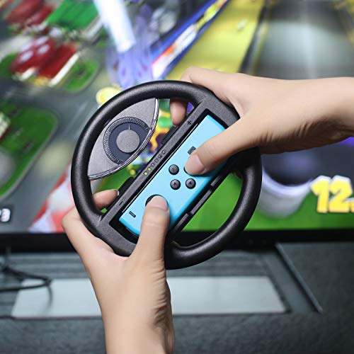 最安値 スイッチ ジョイコングリップ ゲ Switch Joy Con ハンドル Momen 黒 4点セットの価格比較