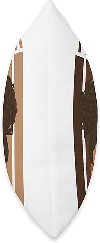 Miniatura 2 de Black History Month Teacher Afro Love Melanin Black Smart Teacher Afro Love Melanin African American Women Throw Pillow 16x16 Multicolor