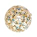 QIFU Hand Painted Easter Egg Style Enamel Trinket Box Unique Gift for Family