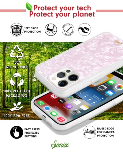 Image of Sonix Phone Case for iPhone 13 Pro | 10ft Drop Tested | Pink Tortoiseshell Print | Pink Pearl Tort